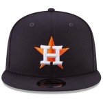 New Era Unisex-Adult MLB 9Fifty Team Color Primary Logo Adjustable Snapback Hat Cap One Size Fits All - Houston Astros Navy