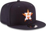 New Era Unisex-Adult MLB 9Fifty Team Color Primary Logo Adjustable Snapback Hat Cap One Size Fits All - Houston Astros Navy