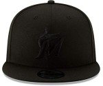 New Era Miami Marlins 2019 Blackout 9FIFTY Snapback Black Hat
