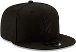 New Era Miami Marlins 2019 Blackout 9FIFTY Snapback Black Hat