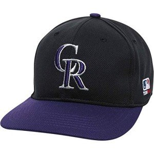 2013 Youth FLAT BRIM Colorado Rockies Alternate Black/Purple Hat Cap MLB Adjustable
