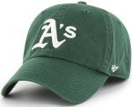 47 MLB Team Color Primary Logo Franchise Fitted Baseball Hat Cap, Unisex Adult - Oakland Athletics - Green (Large)