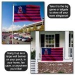 WinCraft Los Angeles Angels Stars and Stripes Nation 3x5 Flag