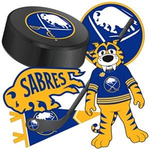 Desert Cactus Buffalo Sabres Team NHL National Hockey League Sticker Vinyl Decal Laptop Water Bottle Car Scrapbook (Type 2)