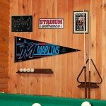 Miami Marlins Pennant Banner and Wall Tack Pads