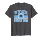 Utah Hockey Club Stripe Dark Heather Officially Licensed T-Shirt