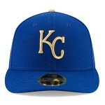 New Era 59Fifty Hat MLB Kansas City Royals Low Profile Alternate Royal Blue Baseball Cap (7 3/4)