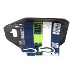 Amico International NFL Baltimore Ravens Silicone Bracelets, 4-Pack