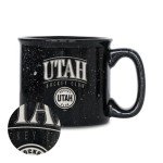 Rico Industries NHL Hockey Utah Hockey Club Tribute 12oz Laser Engraved Campfire Mug