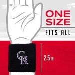 Franklin Sports MLB Sweat Wristband, Team Specific, One Size