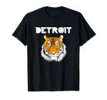 Distressed Tiger Mascot Tshirt Cool Detroit Tiger Design T-Shirt