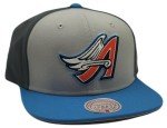 Los Angeles Angels of Anaheim New Triple Play Liberty Blue Gray Black Era Snapback Hat Cap