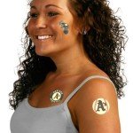 Wincraft MLB Oakland A's Tattoos, Black