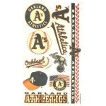 Wincraft MLB Oakland A's Tattoos, Black