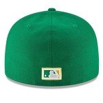 New Era MLB 59FIFTY Cooperstown Authentic Collection Fitted On Field Game Cap Hat (as1, Numeric, Numeric_7_and_7_eighths, Oakland Athletics Green Cooperstown)