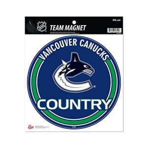 Rico Industries NHL Vancouver Canucks 8" Round Magnet