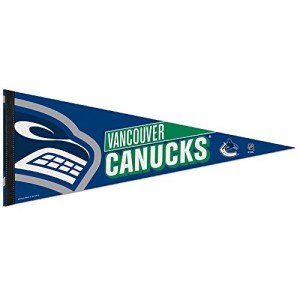 WinCraft NHL 65843014 Vancouver Canucks Premium Pennant, 12" X 30"