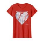 Vintage Angel Baseball Heart with Halo T-Shirt