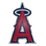 FANMATS 60394 - MLB - Los Angeles Angels Embossed Color Emblem | A Primary Cap Logo