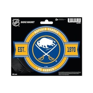 Rico Industries NHL Hockey Buffalo Sabres Standard Badge Magnet - for Car, Fridge