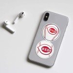 25 PCS Cincinnati American Reds Baseball Stickers for Water Bottle, Laptop, Bicycle, Computer, Motorcycle, Travel Case, Car Decal Decoration Sticker