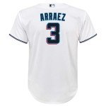 Outerstuff Luis Arraez Miami Marlins MLB Kids Youth 8-20 White Home Player Jersey (14-16)