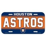 WinCraft MLB Houston Astros License Plate