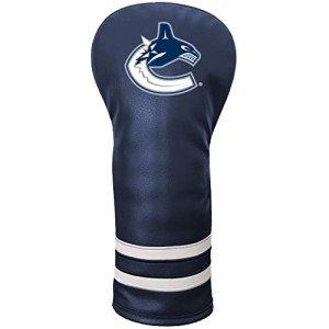 Team Golf NHL Vancouver Canucks Vintage Fairway Headcover (Color) - Printed Team Golf NHL Vintage Fairway Headcover (Printed), Fits All Fairway, Hybrid and Utility Clubs