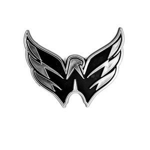FANMATS 60318 Washington Capitals Molded Chrome Plastic Emblem