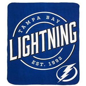 Northwest NHL Tampa Bay Lightning Unisex-Adult Fleece Throw Blanket, 50" x 60", Campaign