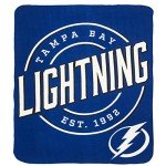 Northwest NHL Tampa Bay Lightning Unisex-Adult Fleece Throw Blanket, 50" x 60", Campaign