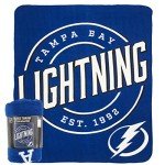 Northwest NHL Tampa Bay Lightning Unisex-Adult Fleece Throw Blanket, 50" x 60", Campaign