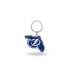 Rico Industries NHL Tampa Bay Lightning State Shape Keychain 2 x 3-"