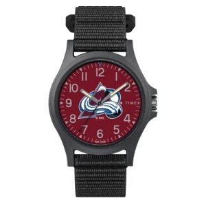 Timex Men's NHL Pride 40mm Watch – Colorado Avalanche with Black FastWrap Strap