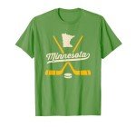 Vintage Minnesota Ice Hockey Sticks Sports Team Fan Gift T-Shirt