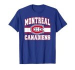 Montreal Canadiens Stripe Royal Officially Licensed T-Shirt