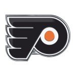 FANMATS 60497 Philadelphia Flyers Heavy Duty Aluminum Embossed Color Emblem, Auto Emblem Decal