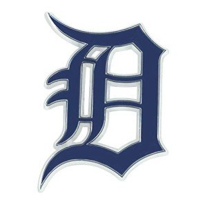 FANMATS 26580 Detroit Tigers 3D Color Metal Emblem, Diecut Team Logo Auto Emblem