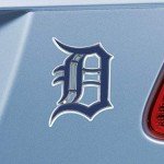 FANMATS 26580 Detroit Tigers 3D Color Metal Emblem, Diecut Team Logo Auto Emblem