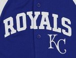 Outerstuff MLB Youth Boys Blank Baseball Jersey, Various Teams (Kansas City Royals, Medium (10-12))