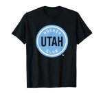 Utah Hockey Club Icon Black Officially Licensed T-Shirt