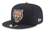 New Era MLB 59FIFTY Cooperstown Authentic Collection Fitted On Field Game Cap Hat (7 3/4, Detroit Tigers Navy Cooperstown)
