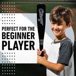 Franklin Sports MLB Chicago White Sox Team Jumbo Foam Bat and Ball Set, 21-Inch, Black