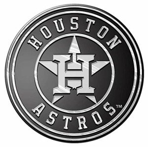 Team ProMark MLB Houston Astros Chrome Automobile Emblem, 4" x 3"