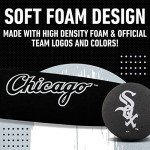 Franklin Sports MLB Chicago White Sox Team Jumbo Foam Bat and Ball Set, 21-Inch, Black
