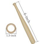 ZHTOOL Wooden Baseball Display Stand Holder (1 Pack)