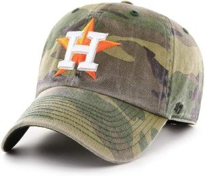 47 MLB Unisex-Adult Camo Clean Up Adjustable Hat Cap One Size (US, Alpha, One Size, Houston Astros)