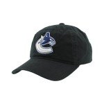 ZHATS Standard NHL Officially Licensed Adjustable Hat Scholarship Icon Black, One Size