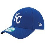 New Era MLB The League 9FORTY Team Color Primary Logo Adjustable Hat Cap One Size Fits All - Kansas City Royals Blue