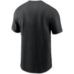 Nike Men's MLB Wordmark Legend Performance T-Shirt (US, Alpha, X-Large, Regular, Regular, Black, Colorado Rockies)